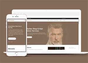 明星御用发型师网站模板下载 - 项目资源网
