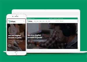 数字软件信息科技公司网站模板 - 项目资源网
