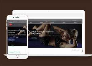 健身房加盟类企业网站模板下载 - 项目资源网