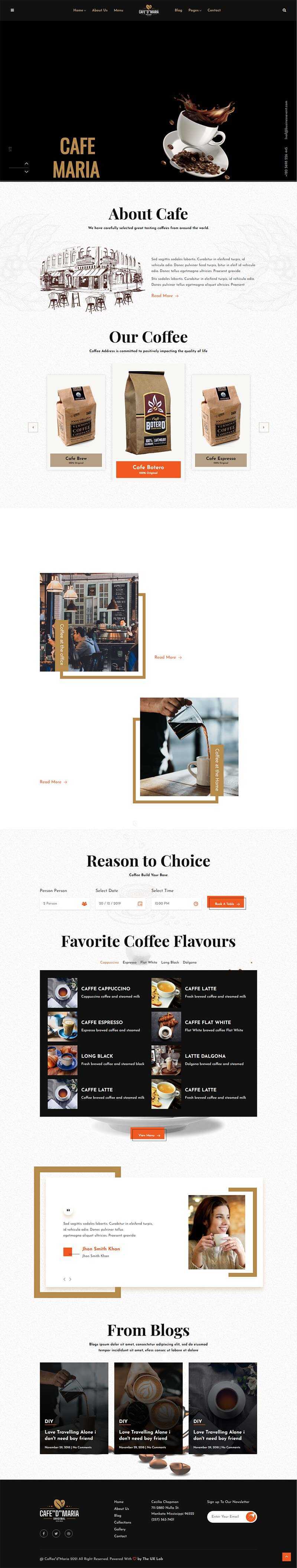bootstrap响应式甜品茶餐厅官网html模板 - 项目资源网