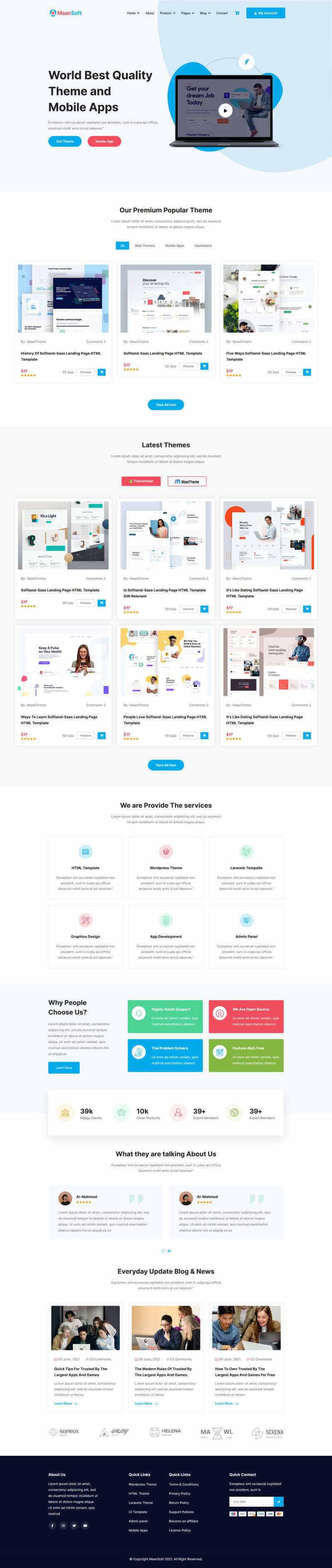 Bootstrap5数字信息产品交易平台HTML模板 - 项目资源网