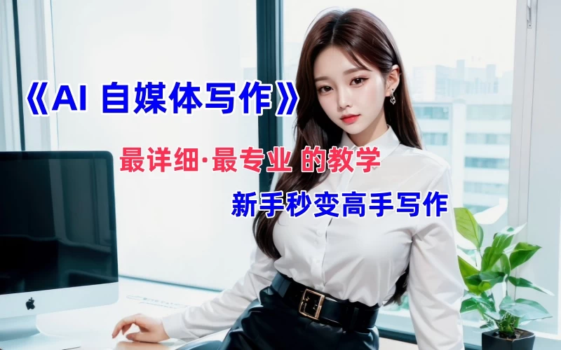 全网最全最细最专业的“AI自媒体写作”教学，新手小白秒变写作高手！ - 项目资源网